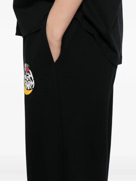 Pantaloni Sky High Farm cu imagine negru