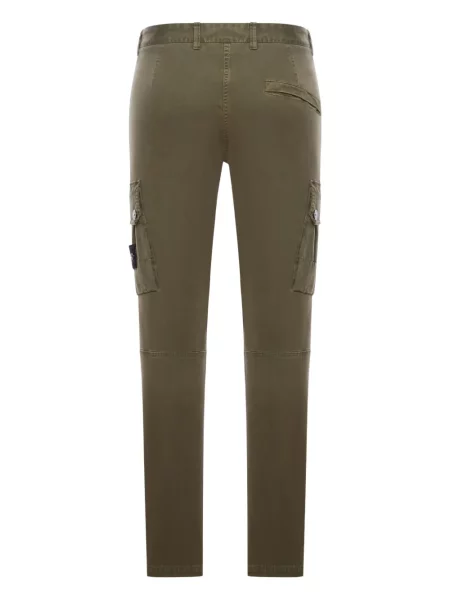 Pantaloni cargo Stone Island cu strasuri verde