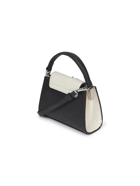 Geanta crossbody Karl Lagerfeld din piele alb