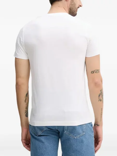 Tricou Karl Lagerfeld cu autograf alb