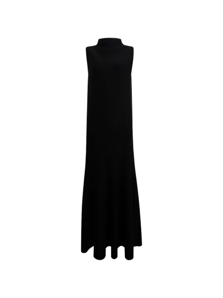 Rochie fără mâneci Khaite fără mâneci de costum negru