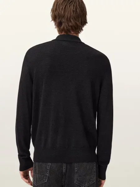 Шерстяной свитер Allsaints черный