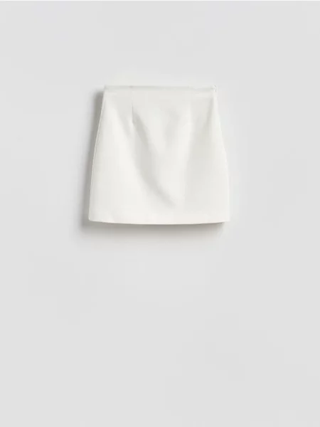 Reserved Fustă mini crem