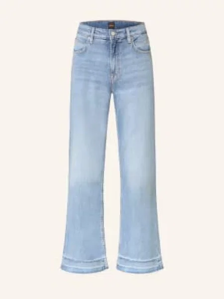 Boss Dżinsy Z Rozszerzanymi Nogawkami blau niebieskie