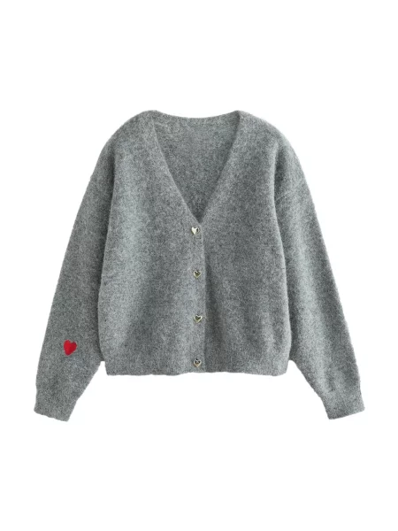 Cath Kidston Geacă tricotată / roșu gri