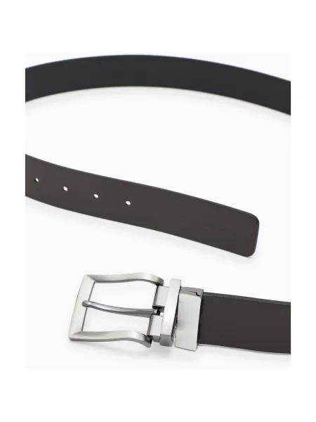 Cu centură curea Armani Exchange din piele negru