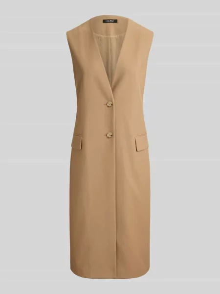 Kamizelka z wełny z z patką Lauren Ralph Lauren