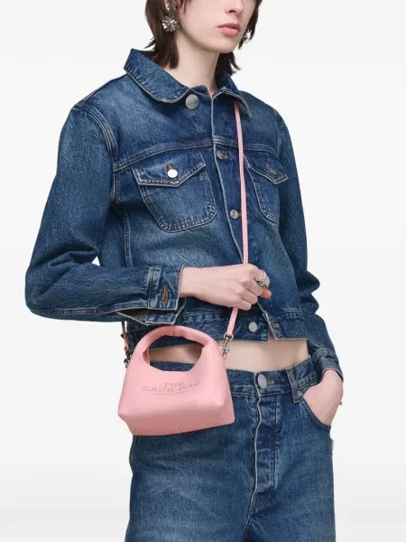 Geantă Marc Jacobs din piele roz