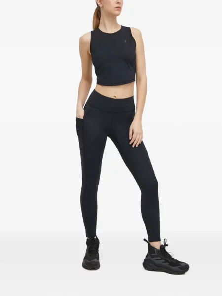 Decupat top Peak Performance negru