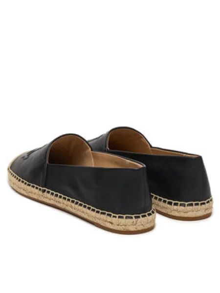 Lauren Ralph Lauren bőr espadrilles Cameryn Lg 2 fekete