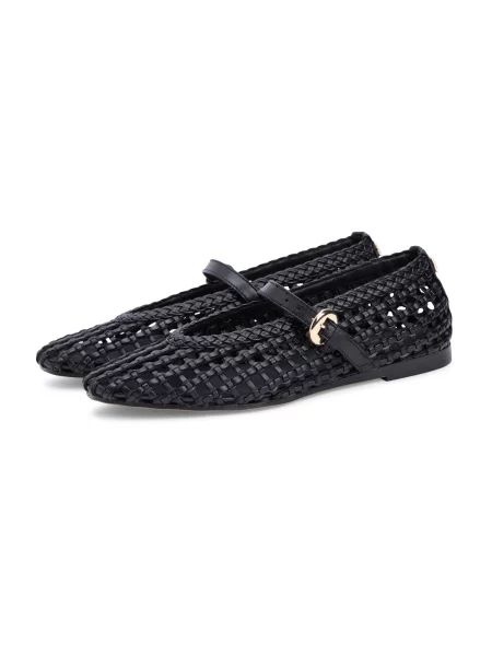 Balerinke Tommy Hilfiger Mary Jane Ballerinas črna