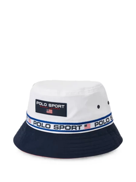 Geantă Polo Ralph Lauren din canvas cu autograf alb