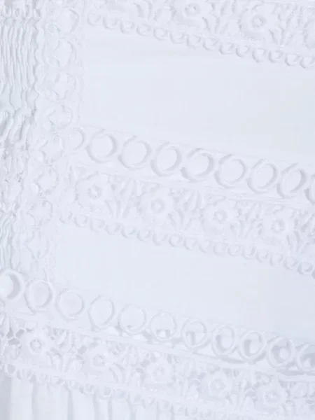 Макси пола Charo Ruiz Ibiza с дантела бяло