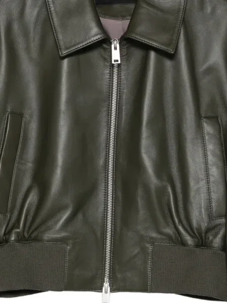 Geanta de piele Arma verde