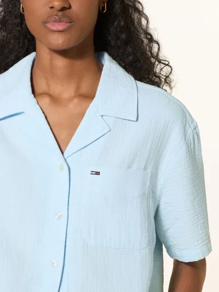 Halenka Tommy Jeans modrá