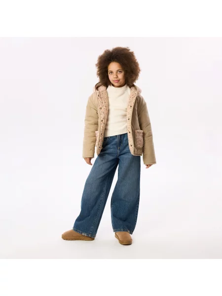Reserved Wide leg farmer kék