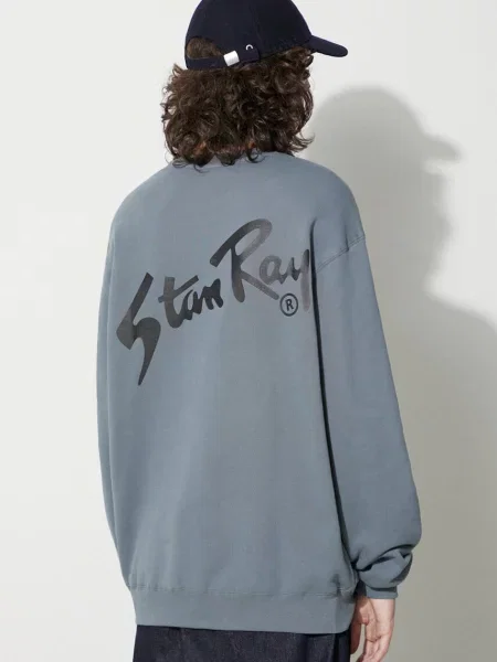 Кофта Stan Ray з принтом сірий