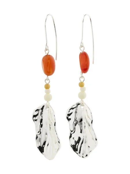 Pilgrim Uhani Eclipse gorčica / jastog / srebrna bela