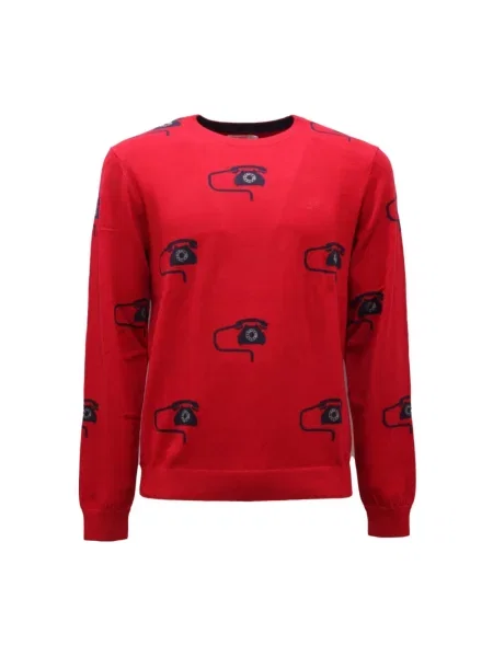 Sweter Sun68 czerwony