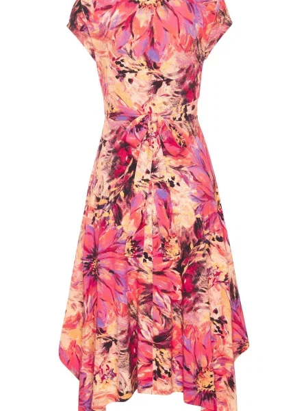 BEACH TIME Rochie de vară maro / șofran / lila / roz galben