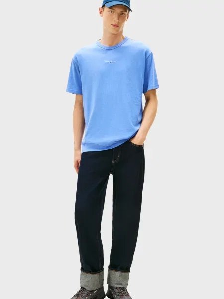 Футболка Tommy Jeans блакитна