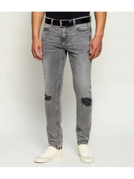 HUGO Blugi | Skinny fit gri