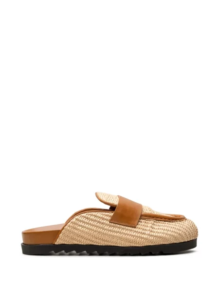 Papuci tip mules Chuckies din piele