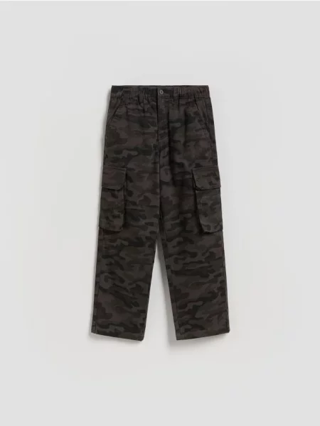 Брюки карго Reserved серые
