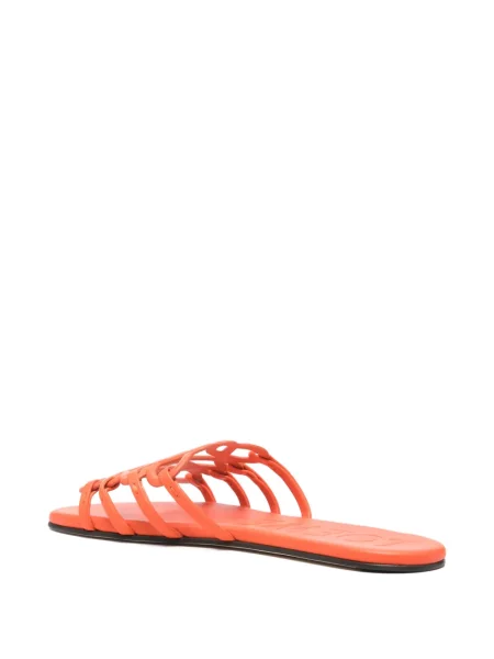 Sandale Loewe din piele portocaliu