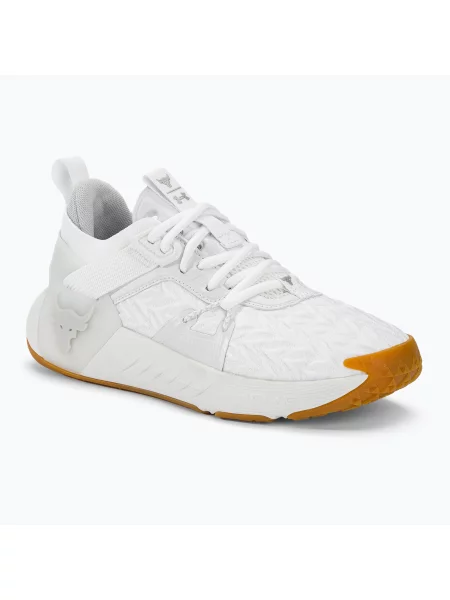 Обувки за тренировка за жени Under Armour Project Rock 6 white/white/halo gray бяло