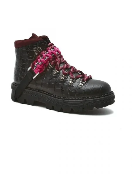 Pinko De piele botine ZENZERO SCARPA negru