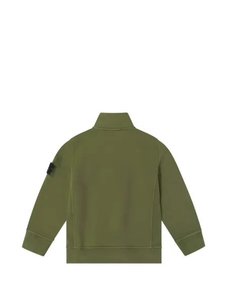 Bluza rozpinana dziecięca Stone Island zielona