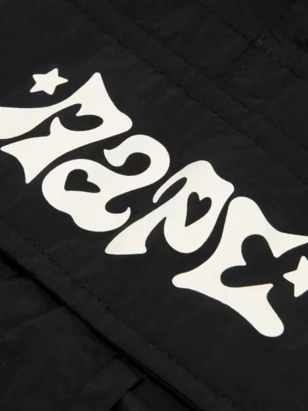 Haftowane spodnie cargo Aape By A Bathing Ape czarne