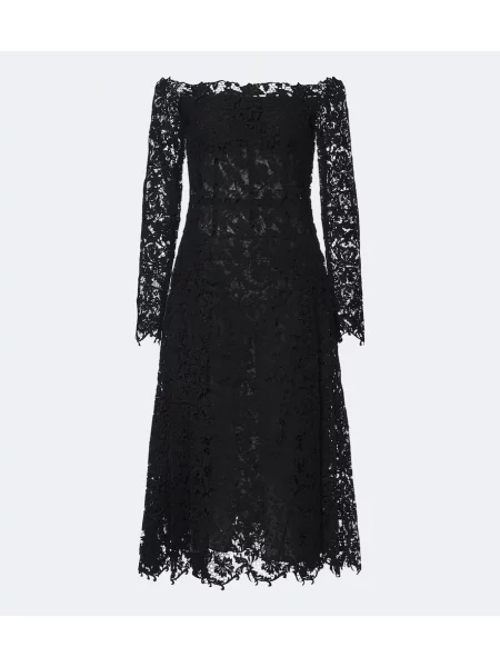 Rochie Fendi din dantelă negru