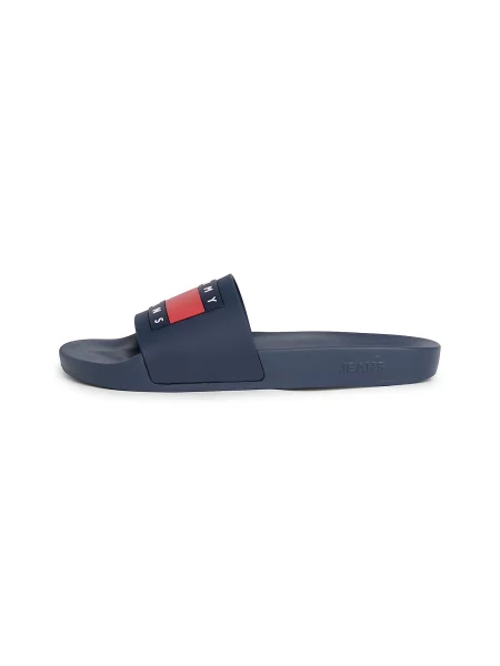 Tommy Jeans Șlapi Pool Slide Ess albastru