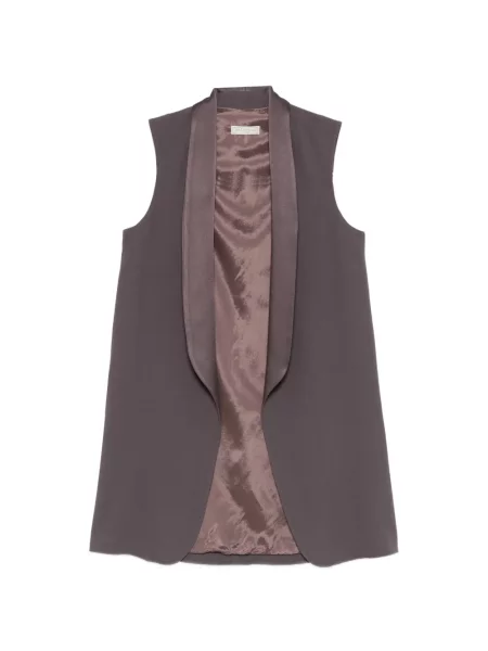 Gulerat palton Antonelli violet