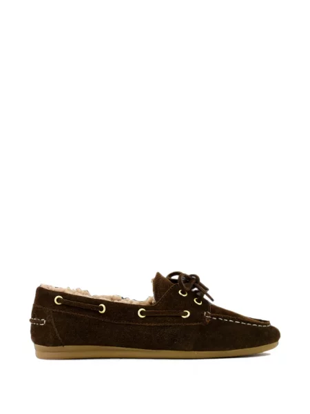 Pantofi Toral Shoes din piele de oaie maro