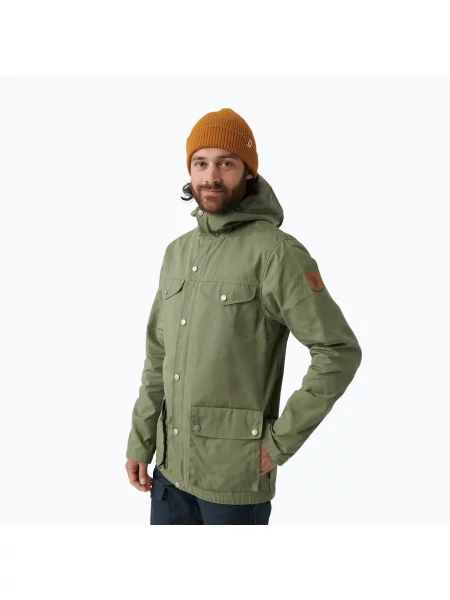 Мъжко ветроустойчиво яке Fjällräven Greenland green зелено