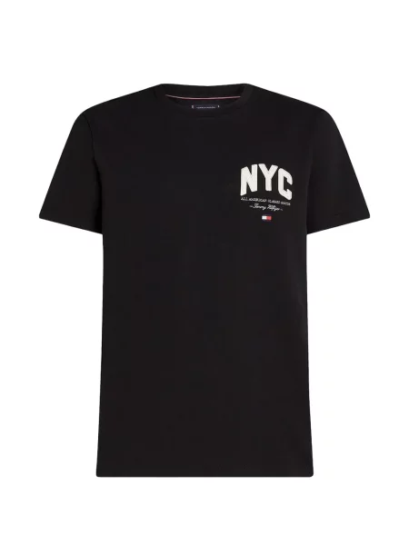Tricou Tommy Hilfiger cu imagine negru