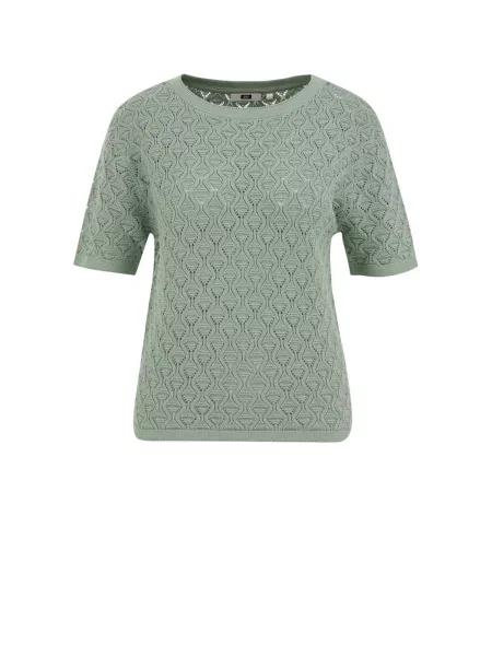 WE Fashion Pulover pastel verde