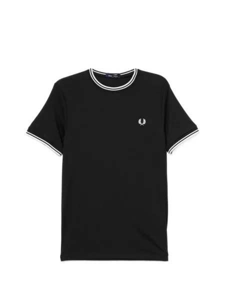 Tricou Fred Perry cu broderie negru