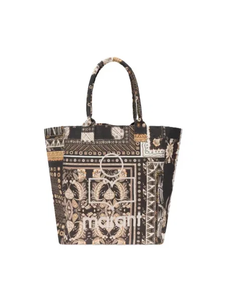 Wielobarwność torebka Isabel Marant Etoile z wzorem paisley klasyczna