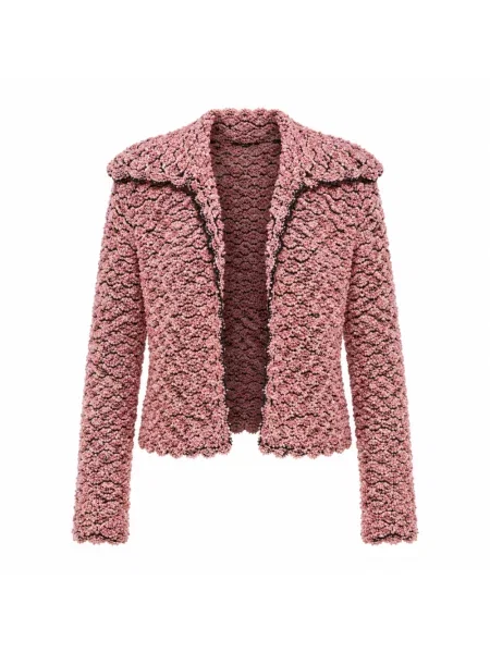 Sweter Dolce And Gabbana wełniany różowy