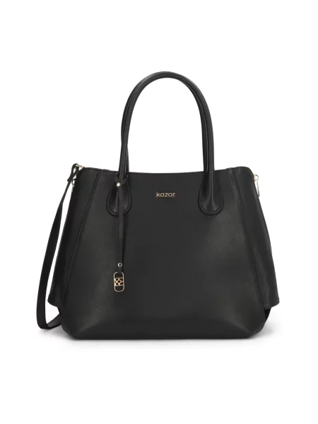Torebka skórzana Kazar skórzana czarna