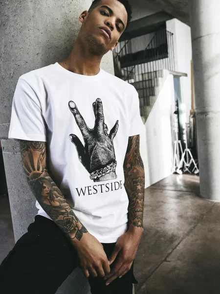 Tricou Mister Tee alb