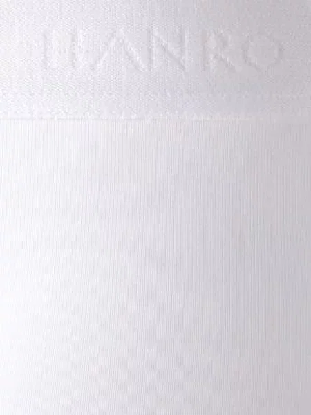 Obcisłe bokserki z detalem z logo w zestawie 2 szt. Hanro białe