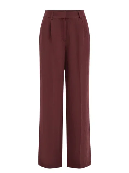 WE Fashion Pantaloni roşu închis