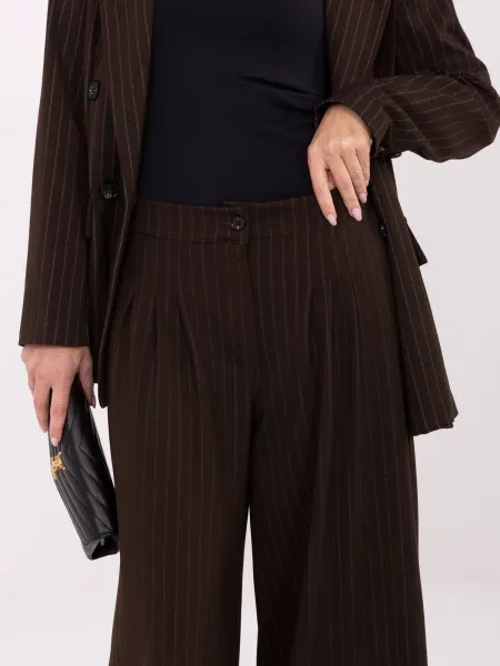 Pantaloni Rue Paris maro