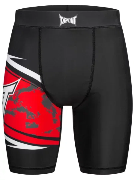 Tapout Funkcinės kelnės Rendall raudona / juoda balta