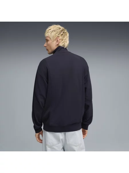 Bluza dresowa o luźnym kroju PUMA Class Akcesoria S niebieski